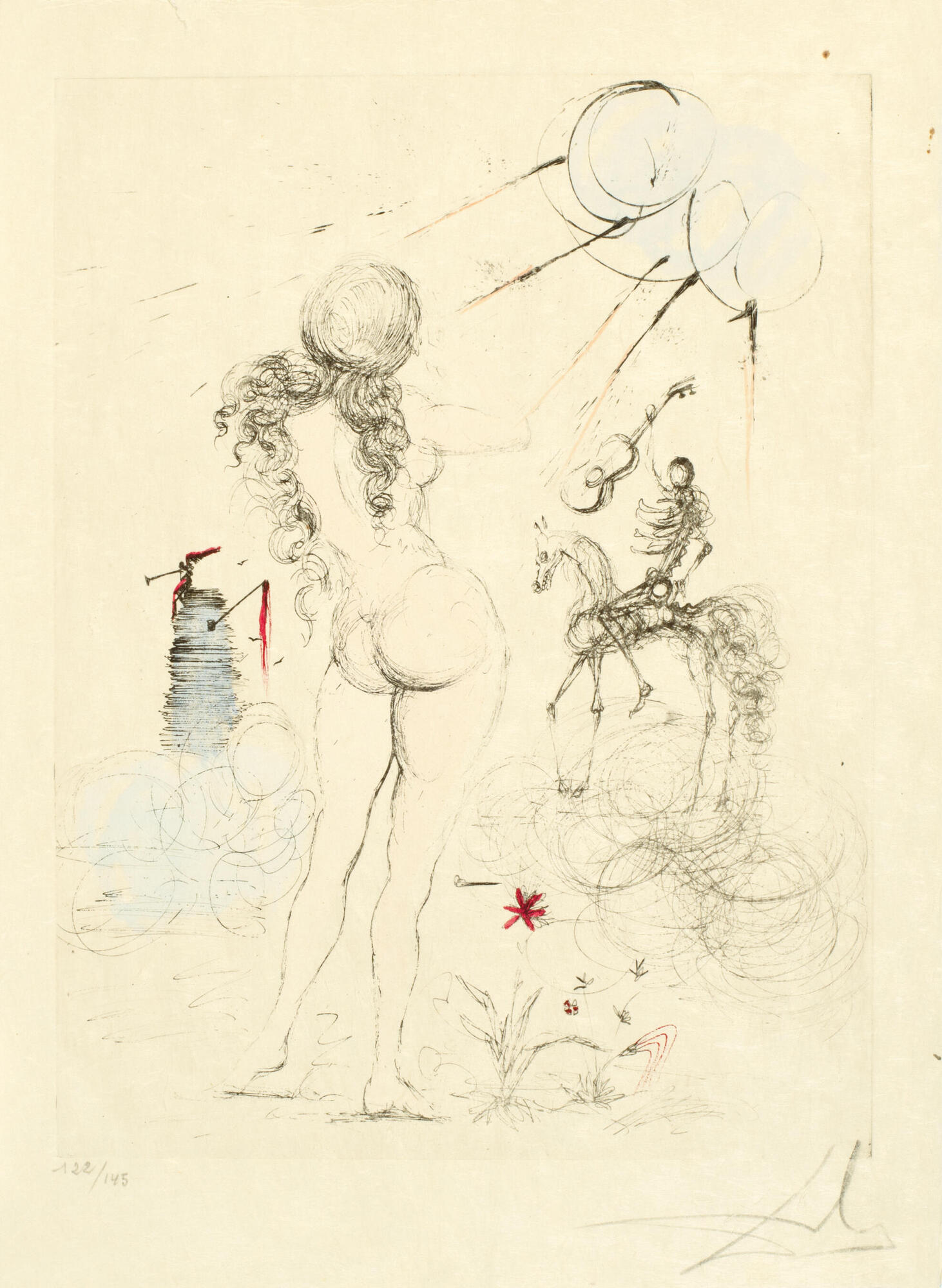 Salvador Dalí, Portfolio. Poèmes secrets d'Apollinaire