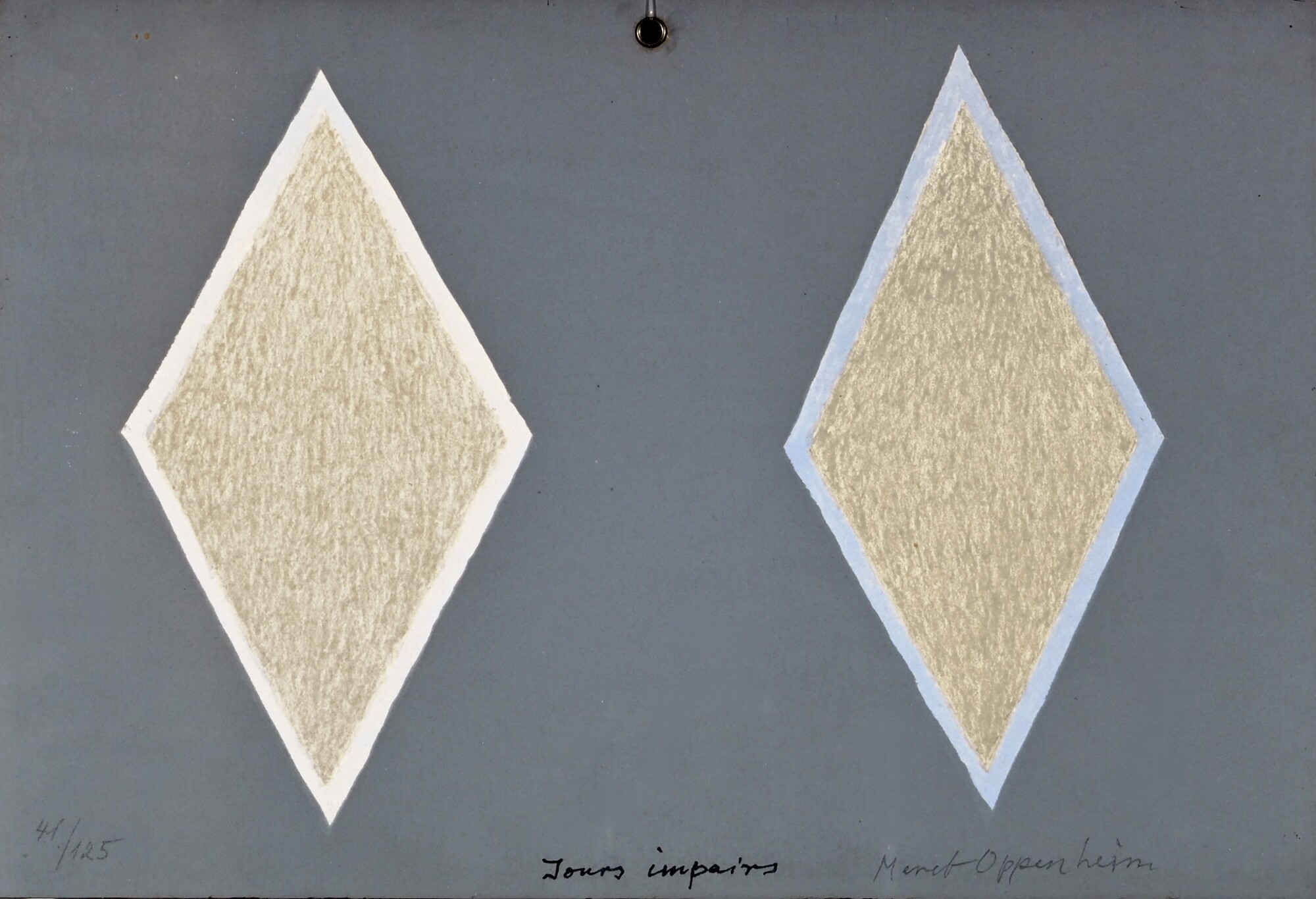 Meret Oppenheim, Jours pairs/jours impairs