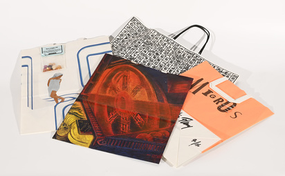 4 Migros Taschen: HR Giger, Silvie Fleury, Sabina Lang, Bernhard Luginbühl