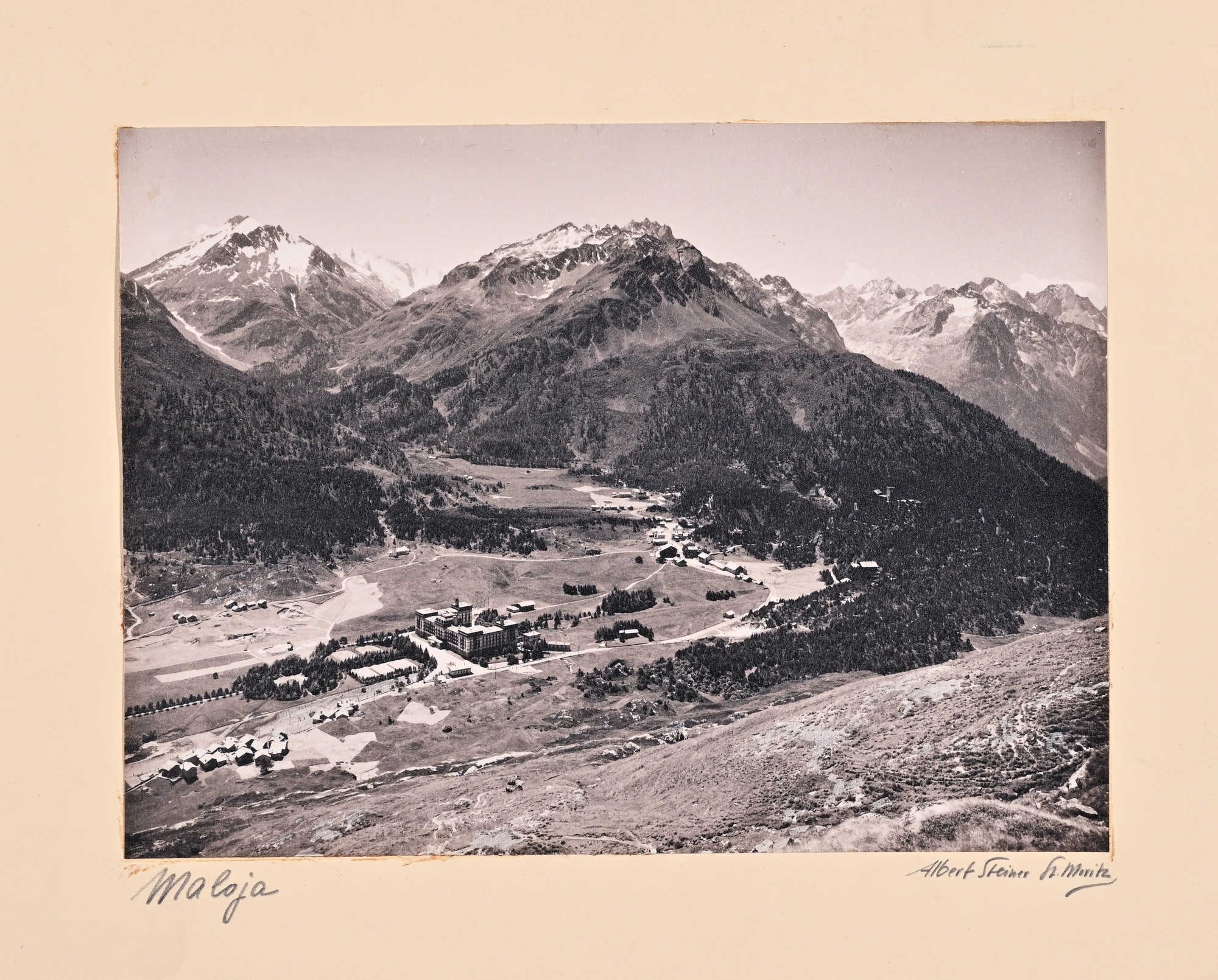 Albert Steiner, Maloja