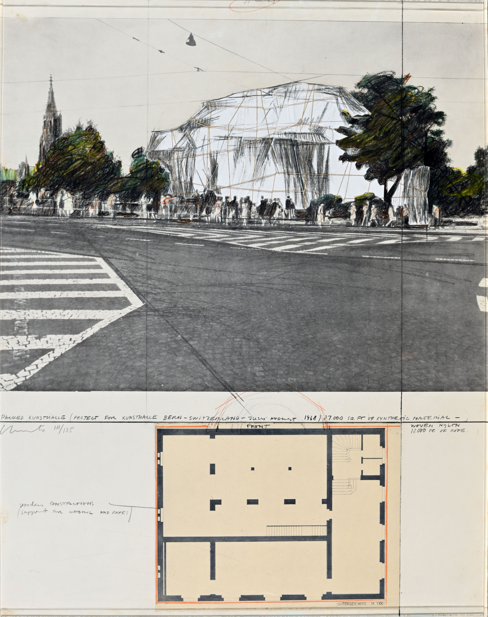Christo, Wrapped Kunsthalle Bern