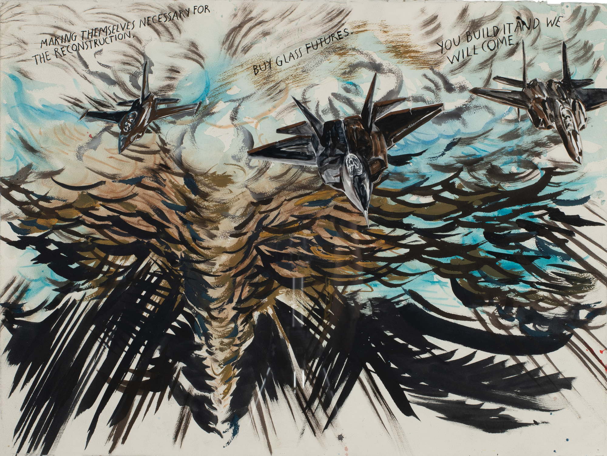 Raymond Pettibon, No Title (Making Themselves Necessary)