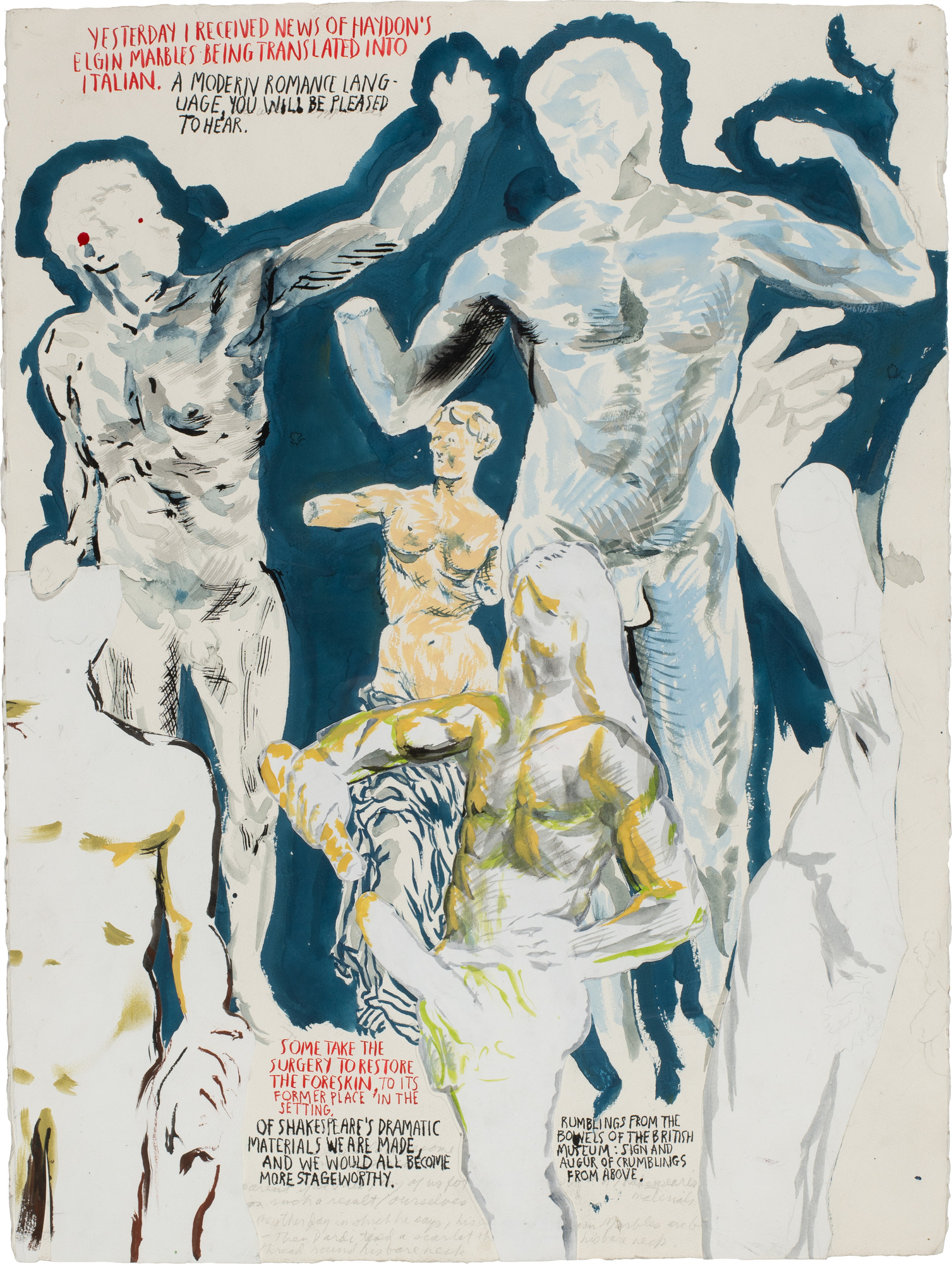 Raymond Pettibon, No Title (Yesterday I Received)