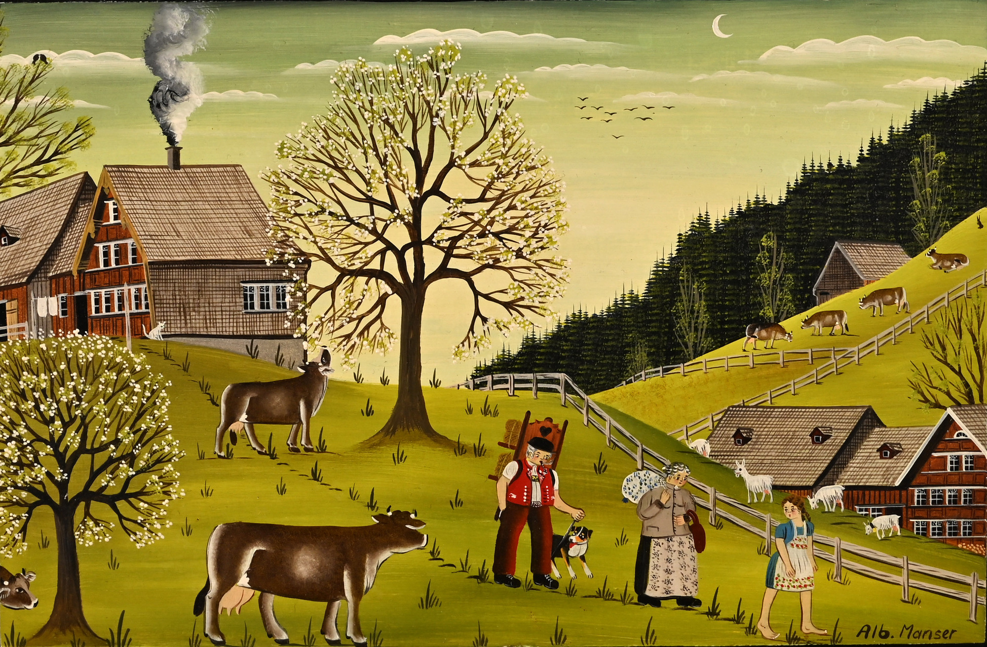 Albert Manser, Frühling