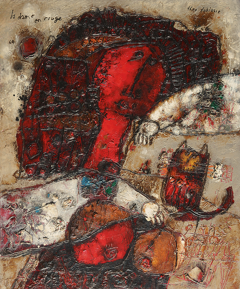 Théo Tobiasse, La dame en rouge