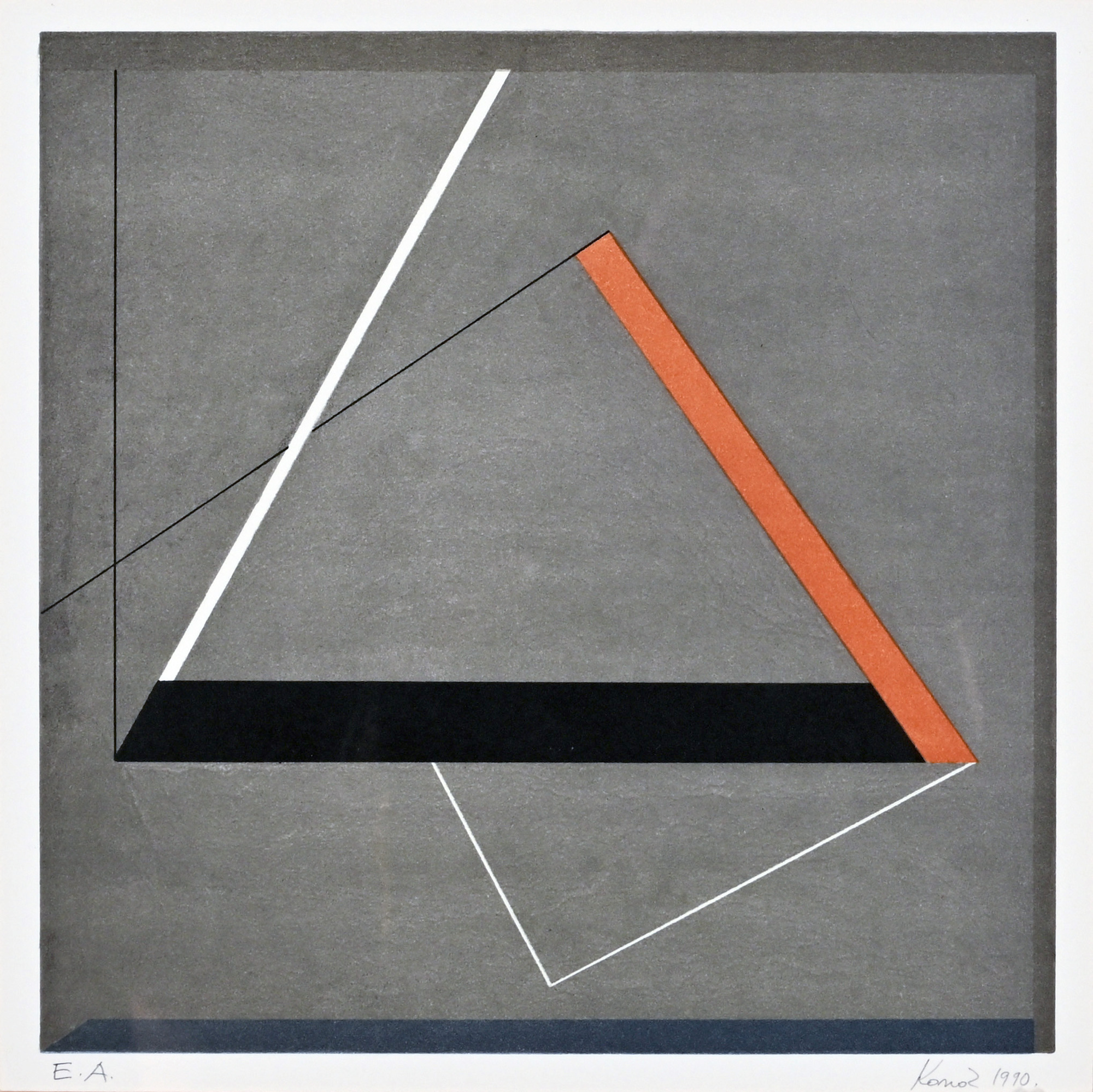 Tamás Konok, 3 sheets: Untitled