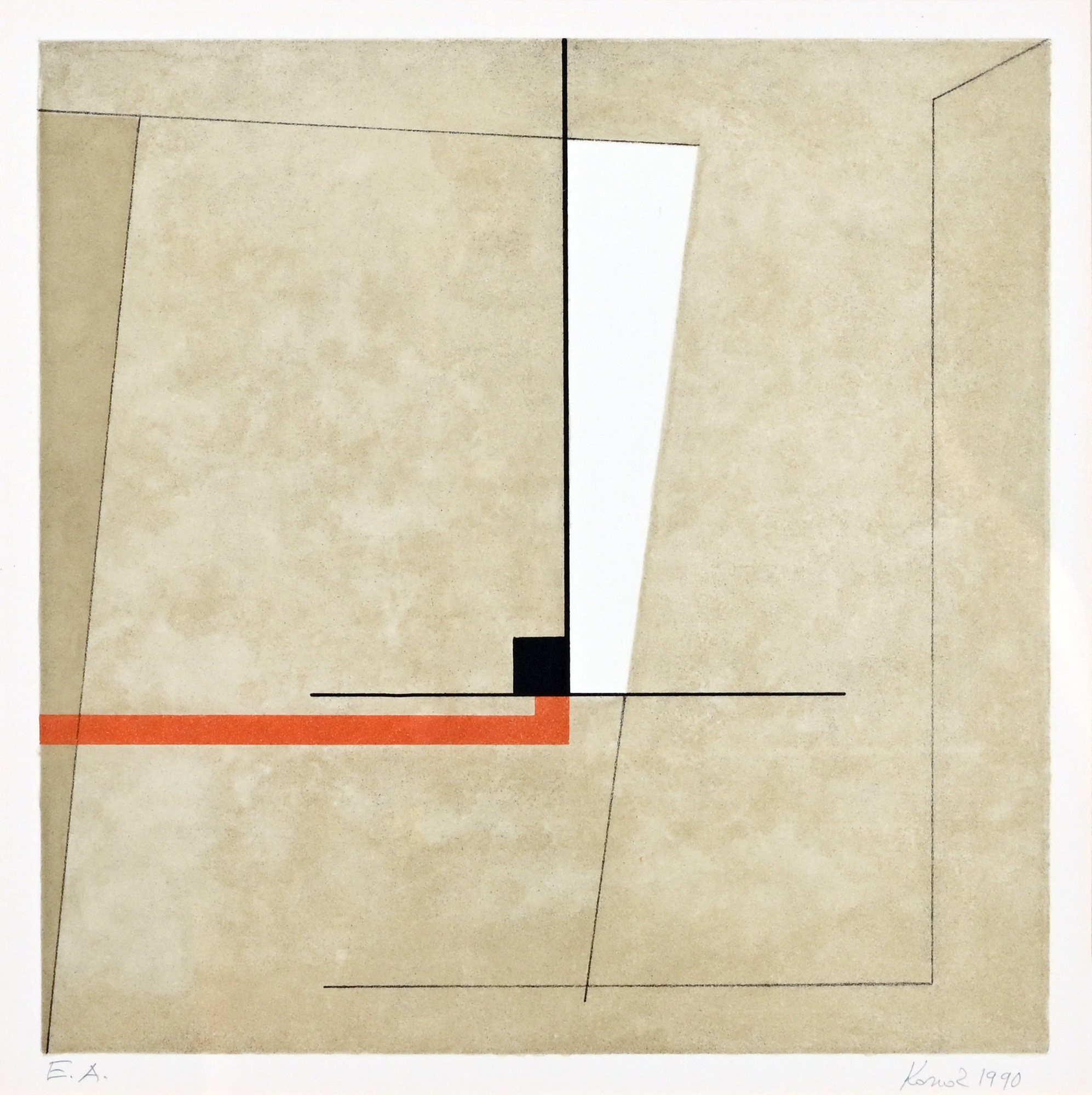 Tamás Konok, 3 sheets: Untitled