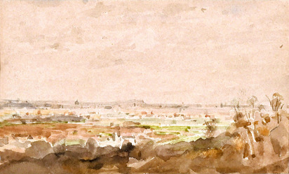 Fünf Pariser Ansichten: Bridges on the Seine (2); Road sections (2); City view