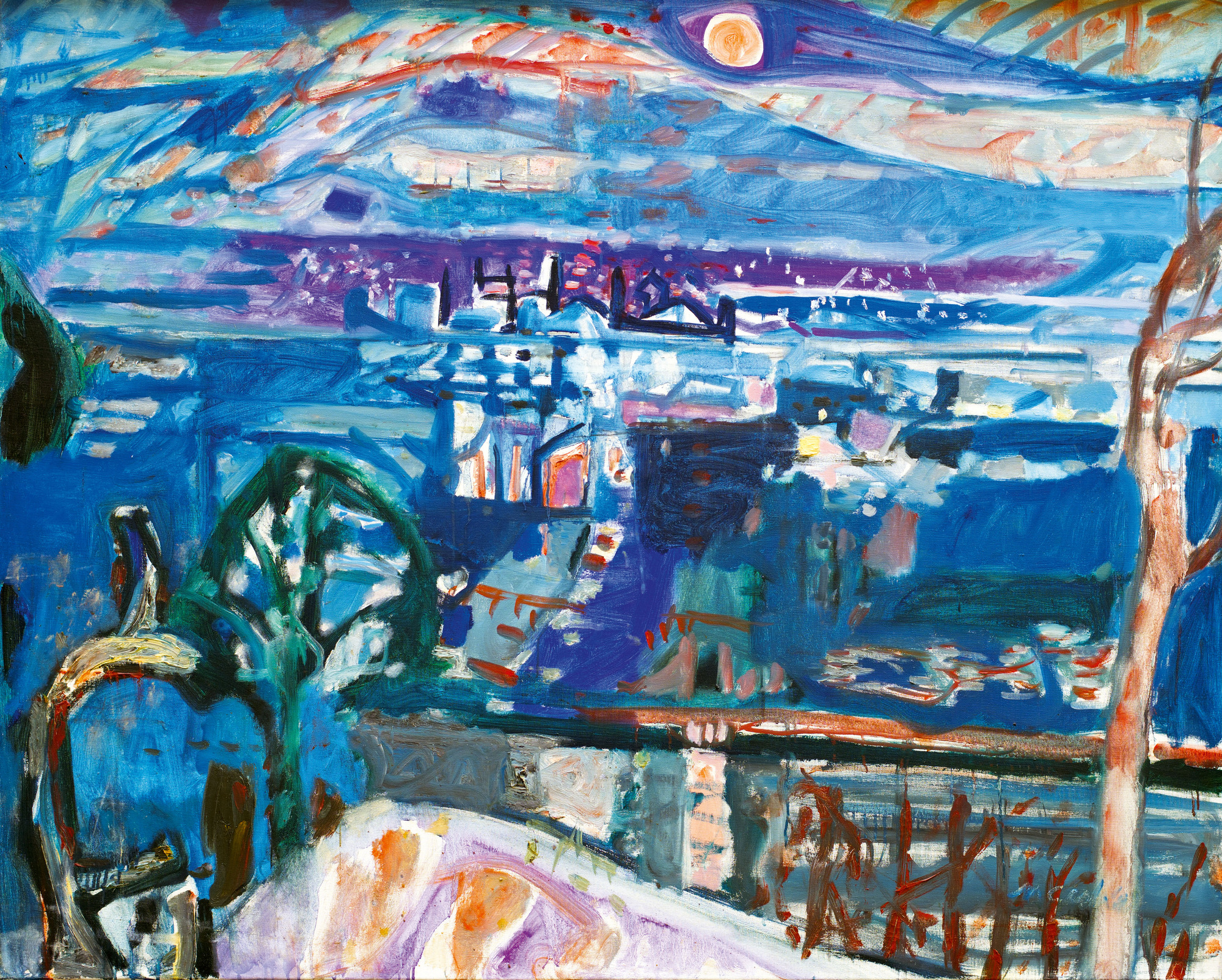 Max Gubler, Nachtlandschaft