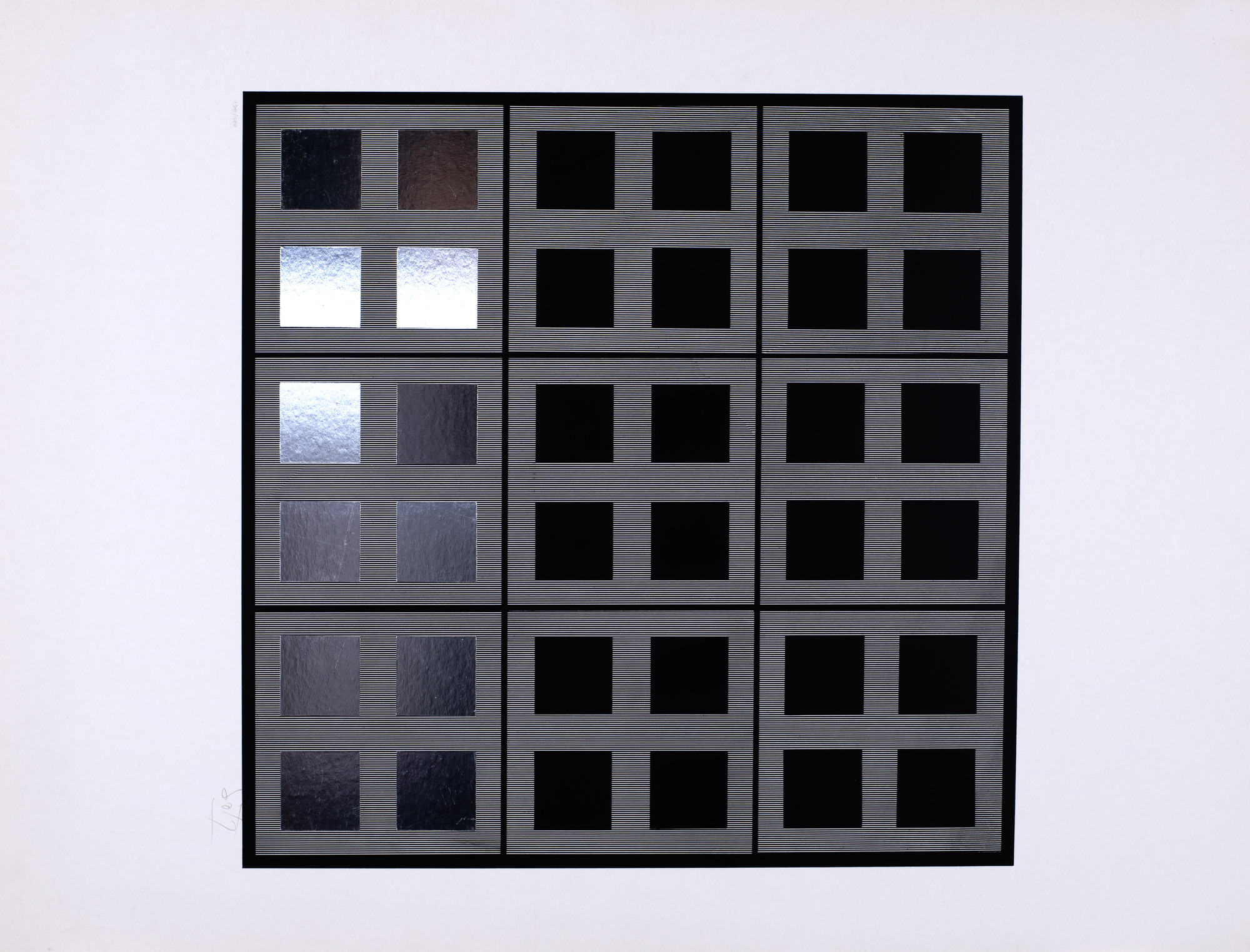 Jesús Rafael Soto, 2 sheets: Untitled; Untitled, from "Vibrations", 1969