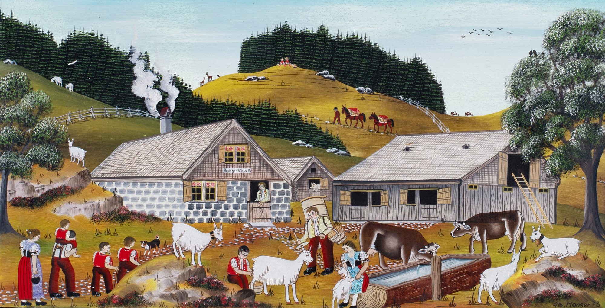 Albert Manser, Appenzeller Landleben