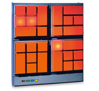 Farbobjekt 67/8, programmierte Lichttastatur 1
