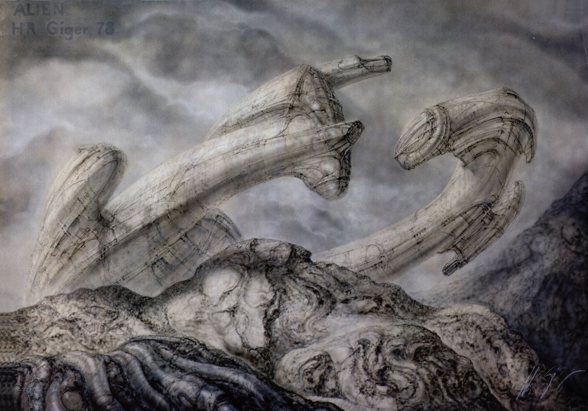 HR Giger, Untitled, from "Alien"
