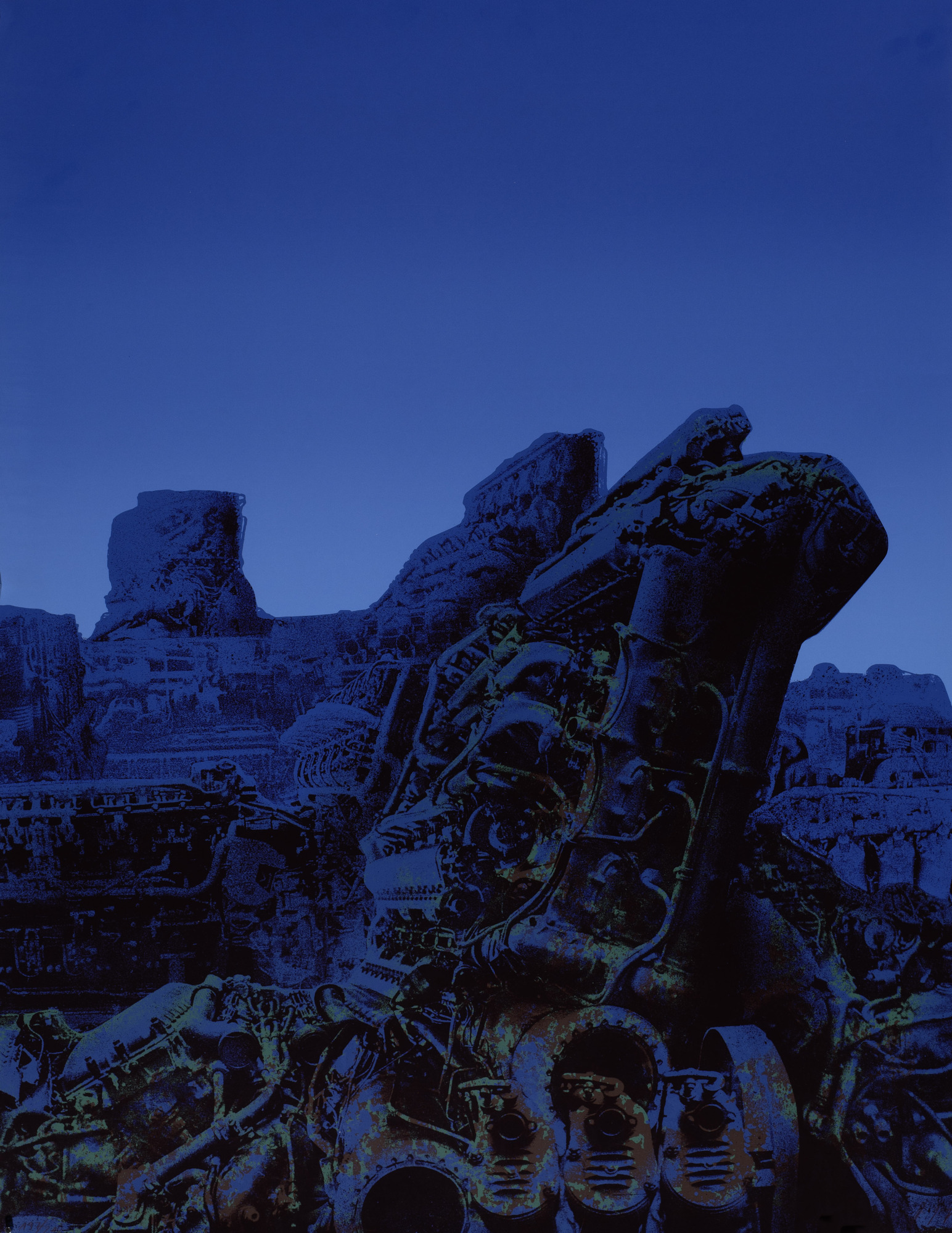 HR Giger, Untitled, from "Motor Landscape"