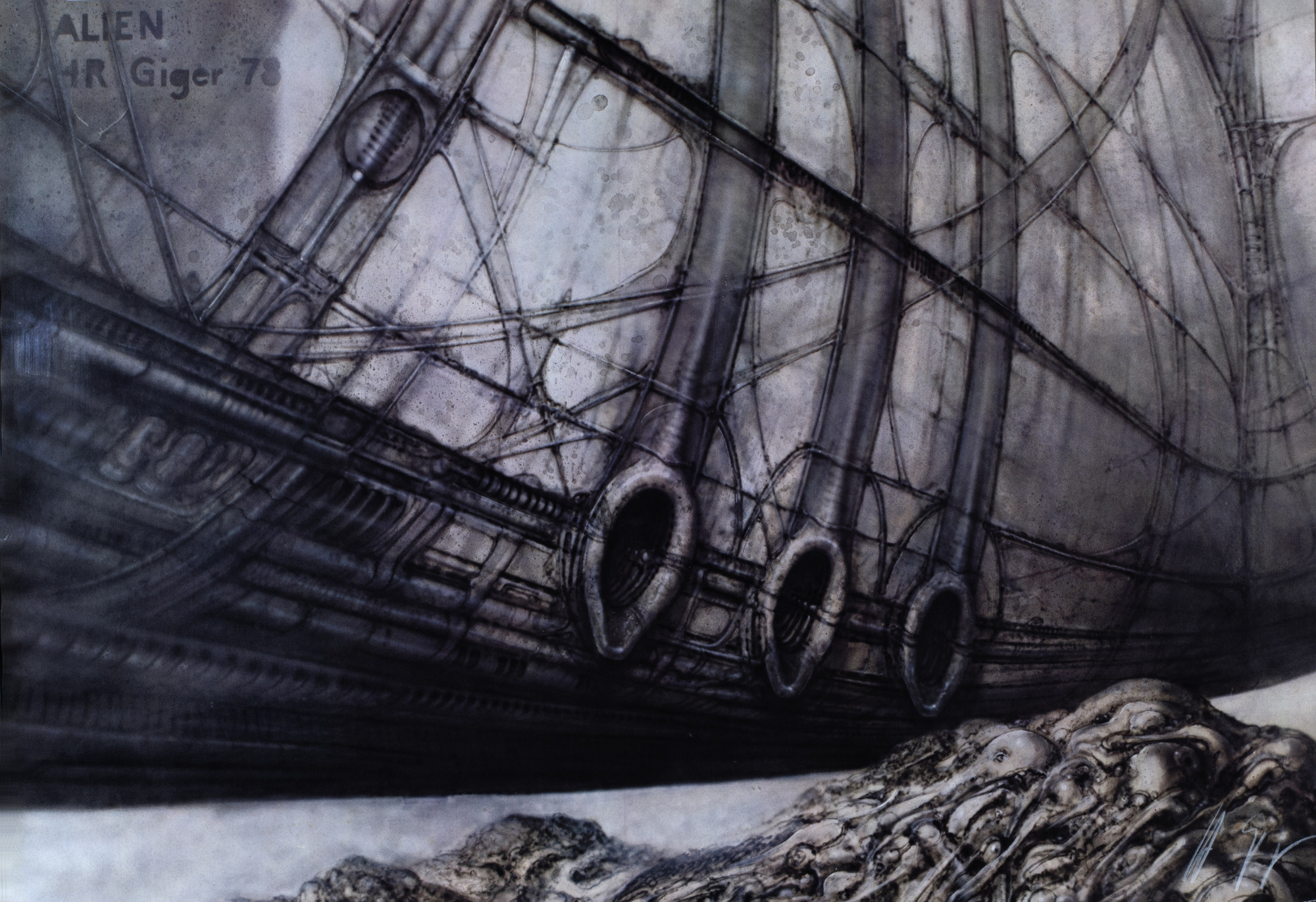 HR Giger, Untitled, from "Alien"