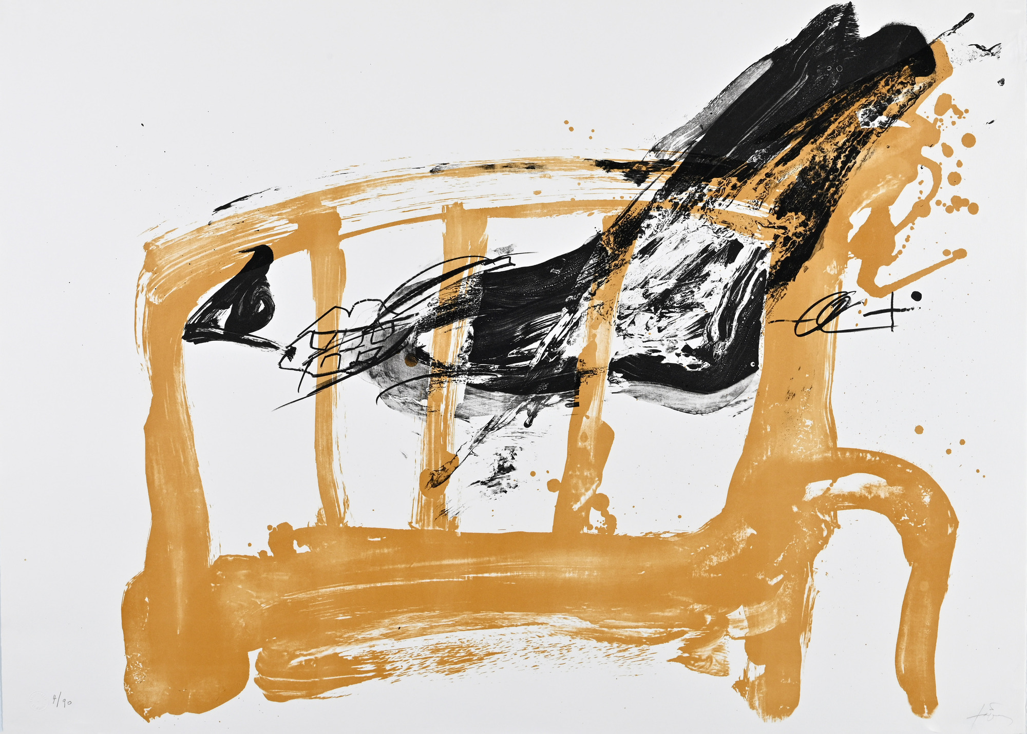 Antoni Tàpies, 5 sheets from "Variations" und Titelblatt