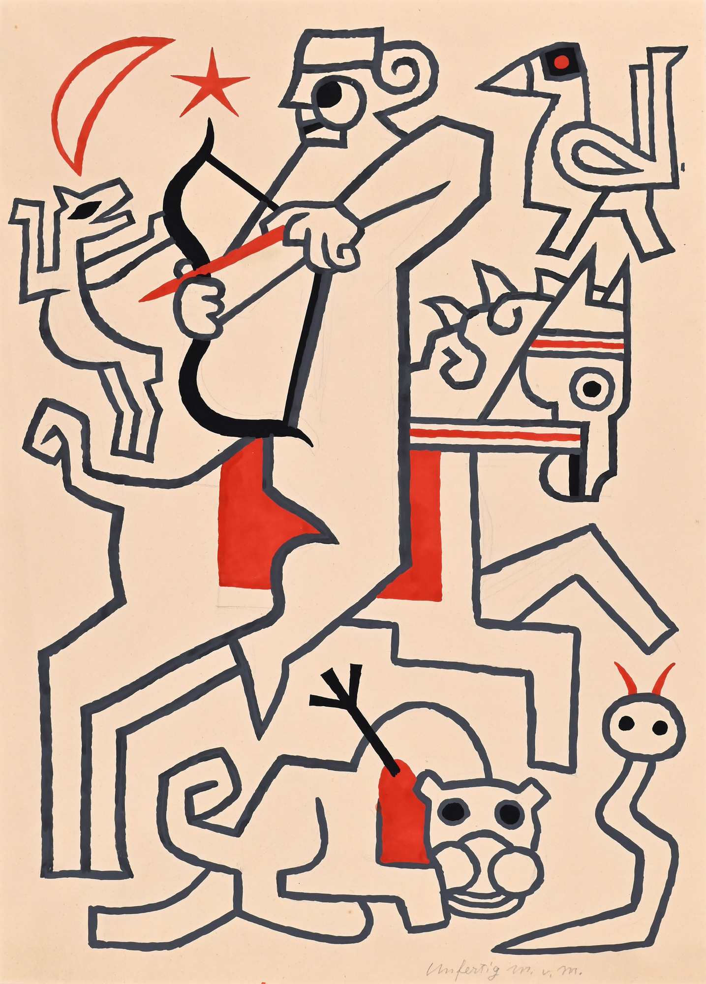 Max von Moos, Unfertig