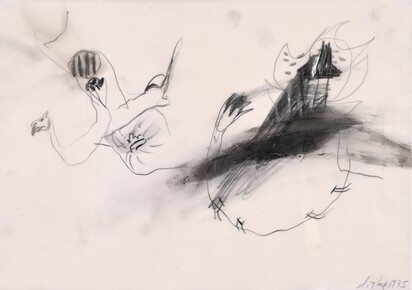 Zwei Werke: Ohne Titel, 1975; Ohne Titel