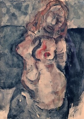 3 Werke:  Ohne Titel; Lazare; Ohne Titel, 1925
