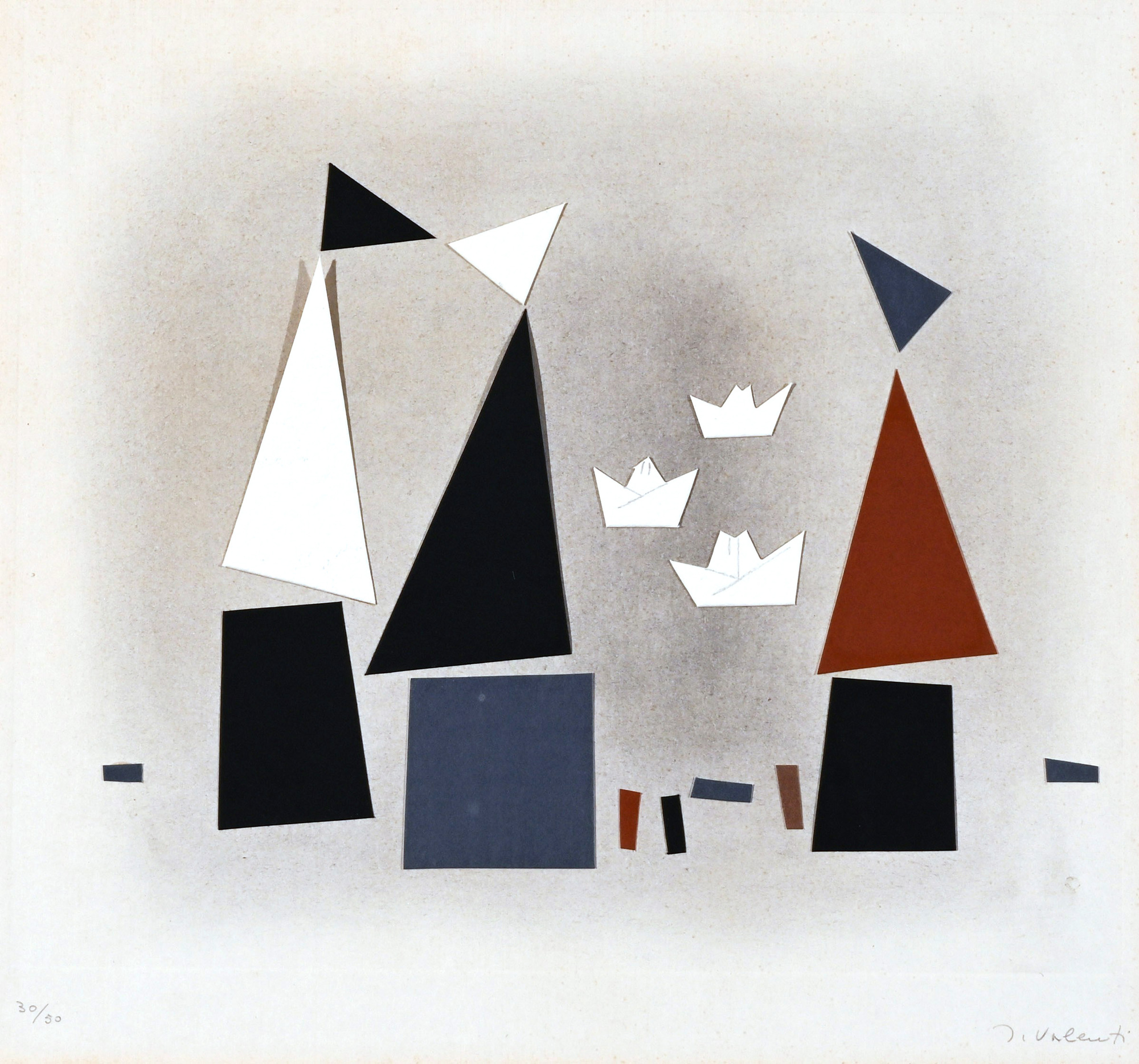 Italo Valenti, Untitled (Barchette)