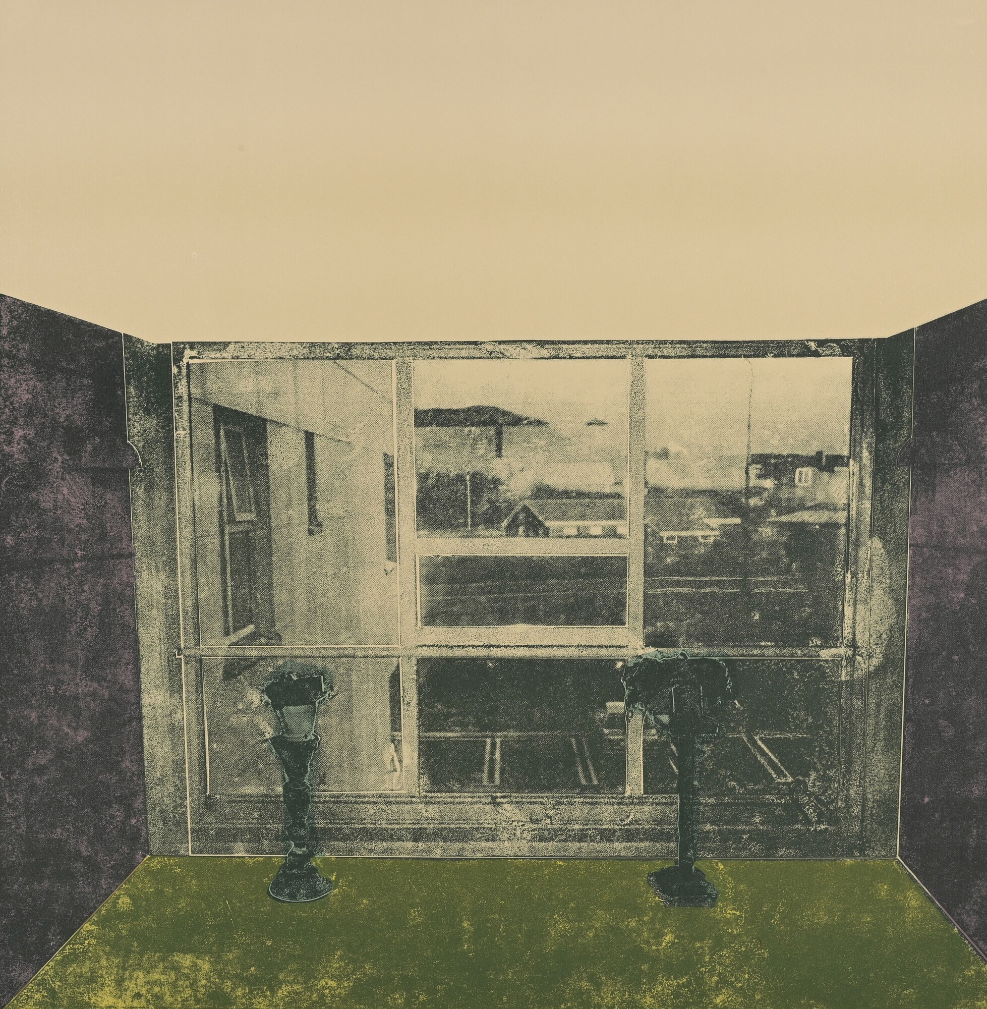 Olafur Eliasson, 2 sheets: Interior, 1994; Sonne 1994