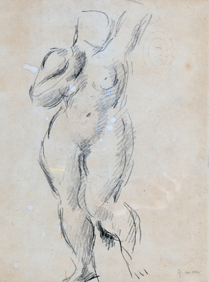 2 Werke: Aktstudie; Ohne Titel, 1941