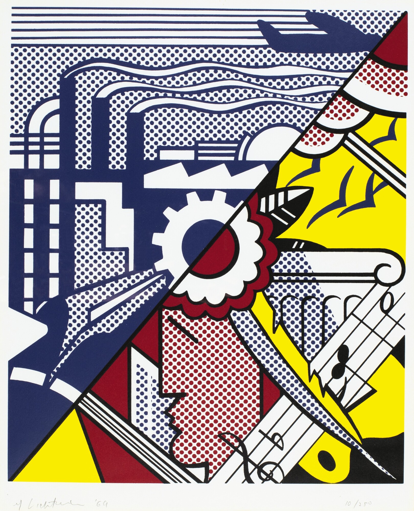 Roy Lichtenstein, Industry and the Arts II