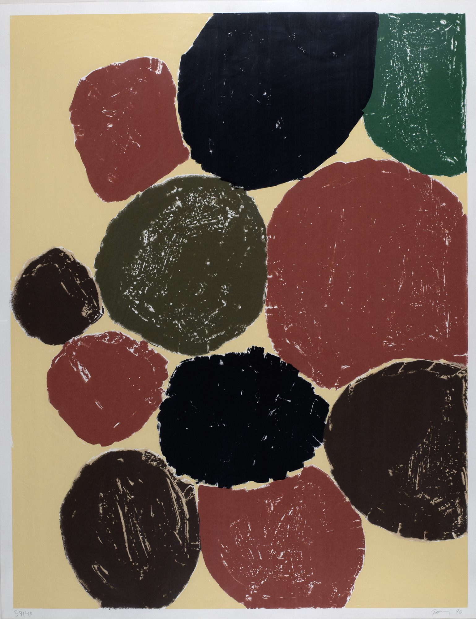 Günther Förg, 2 sheets: Untitled (I and II)