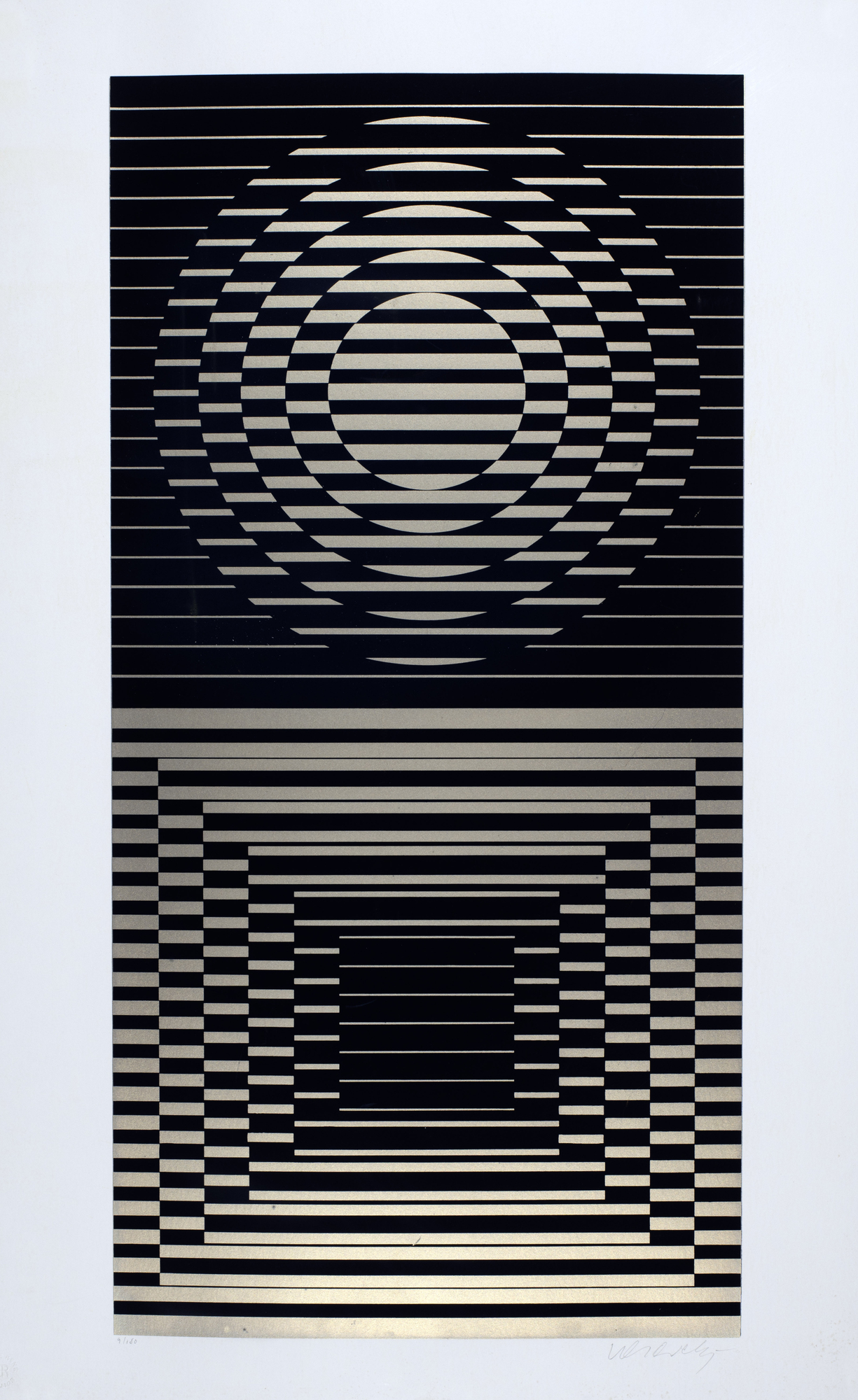 Victor Vasarely, 4 sheets from "Constellations"