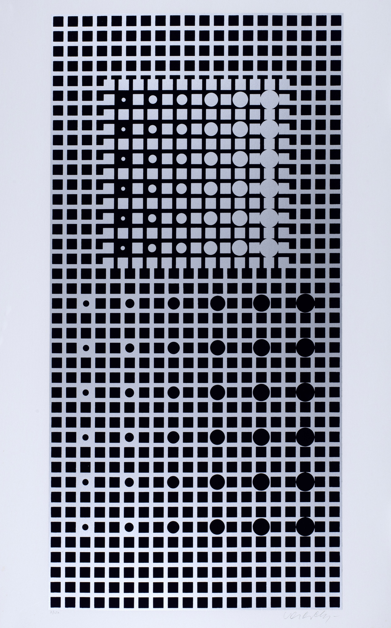 Victor Vasarely, 3 sheets from "Constellations