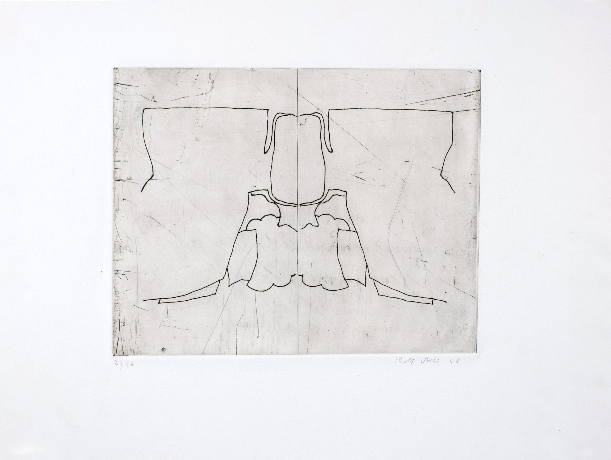 Rolf Iseli, 6 sheets: Untitled