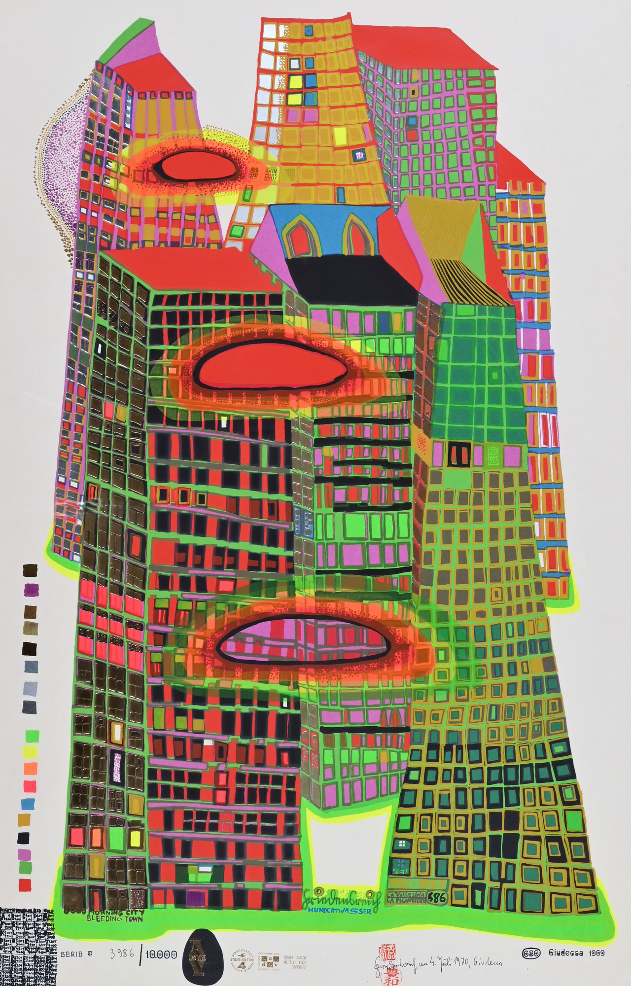 Friedensreich Hundertwasser, Good Morning City. Bleeding Town