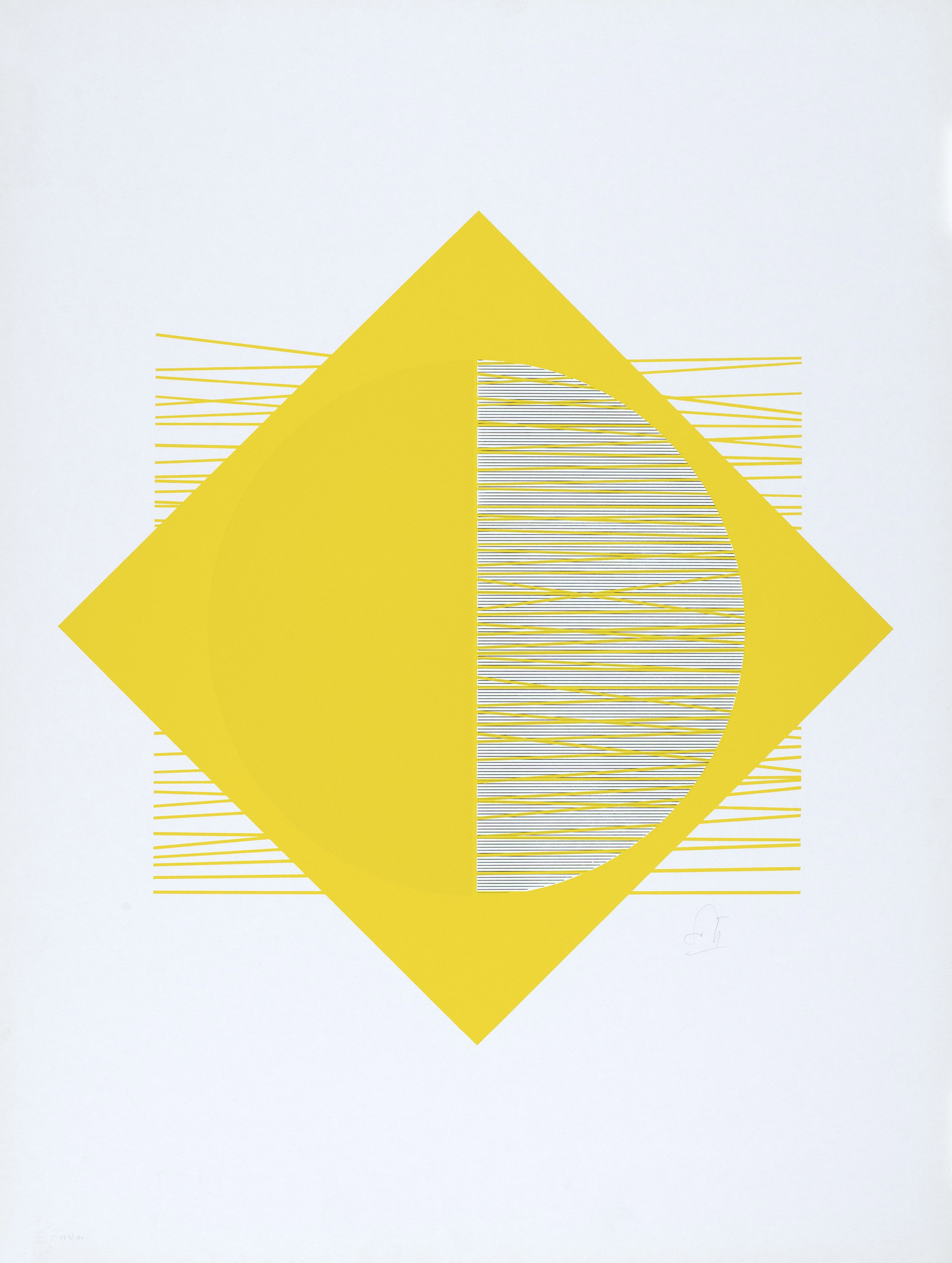 Jesús Rafael Soto, 4 sheets from "Vibrations"