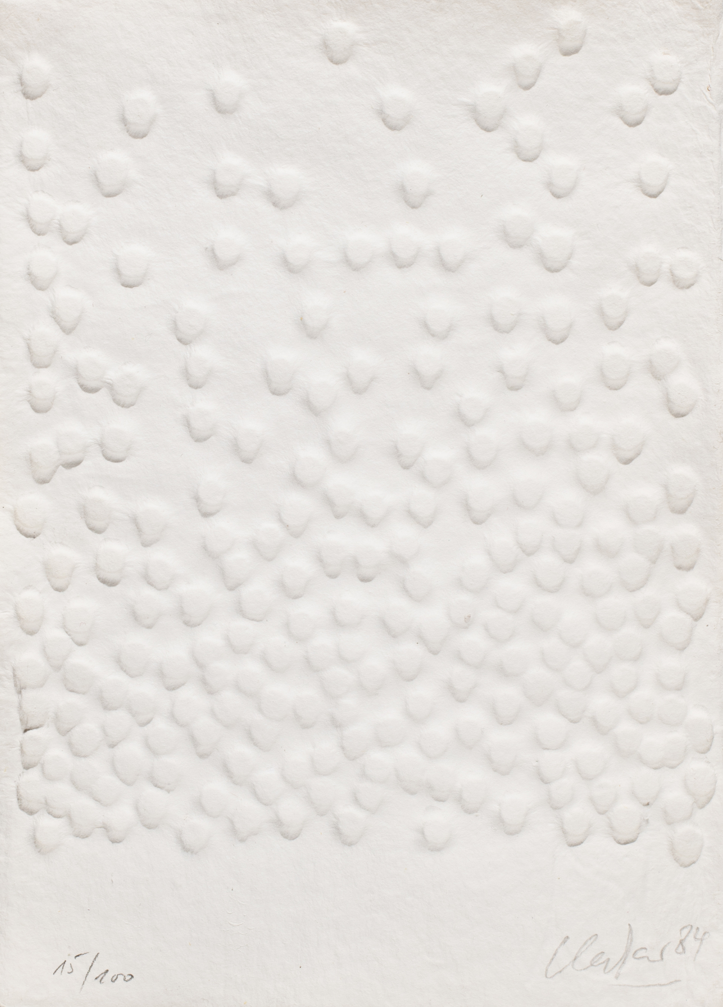 Günther Uecker, Portfolio. Grenzverhältnisse