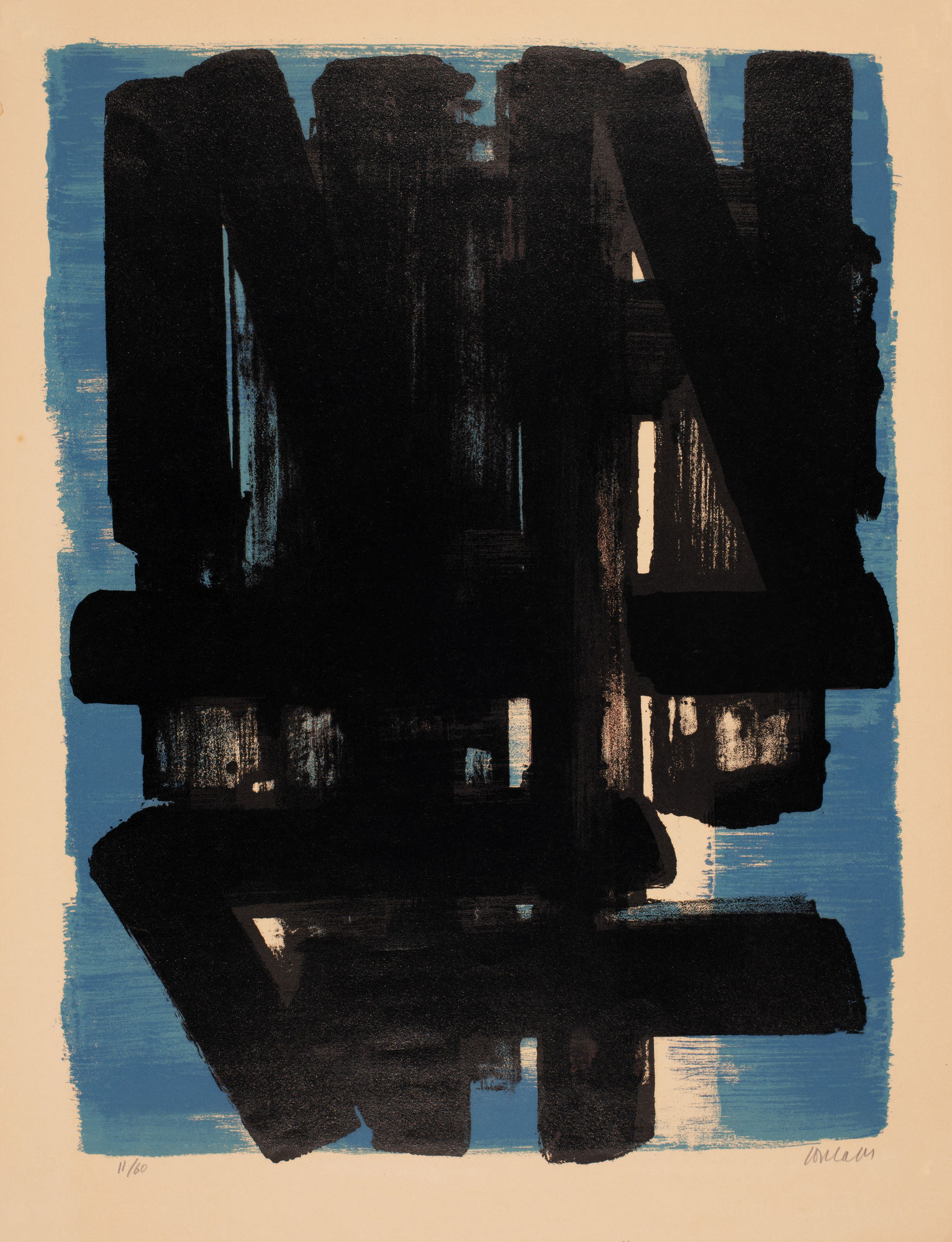 Pierre Soulages, Lithograph No. 5