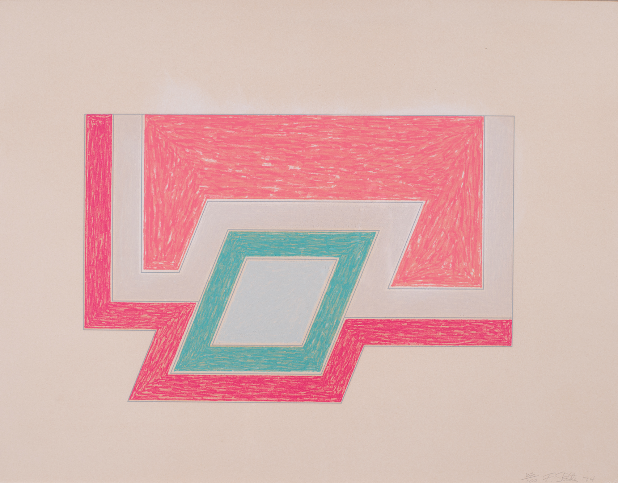 Frank Stella, Conway, from Eccentric Polygons