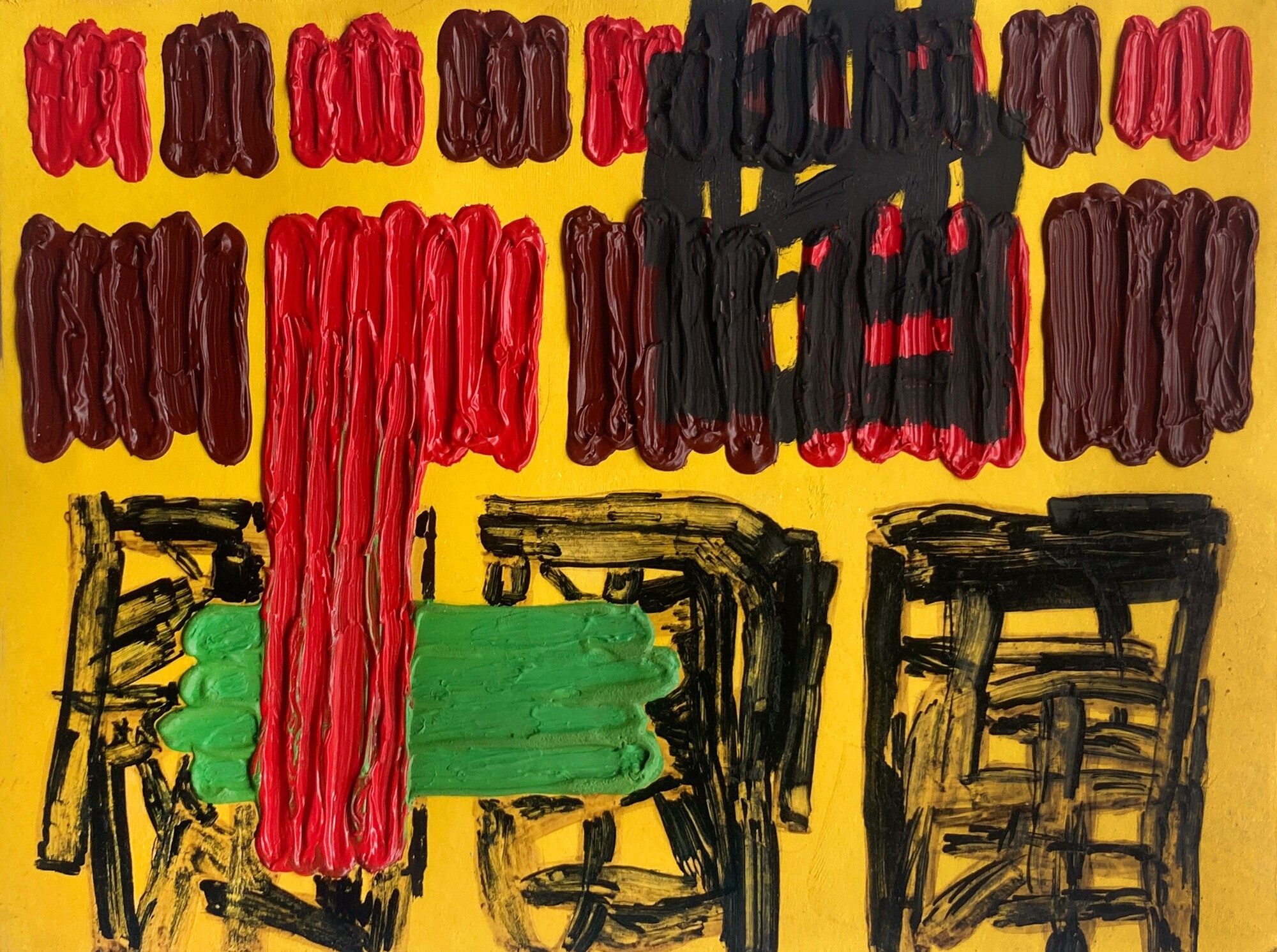 Jonathan Lasker, Untitled (Study for "The Outsides Are In")