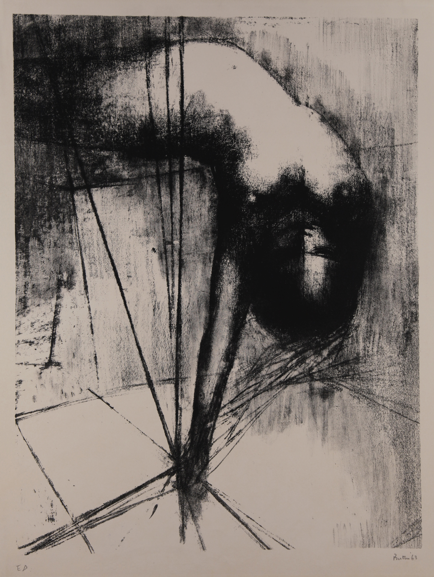 Reg Butler, 3 Blätter: Figure in Space, 1963; Girl, 1968; Tower, 1968.