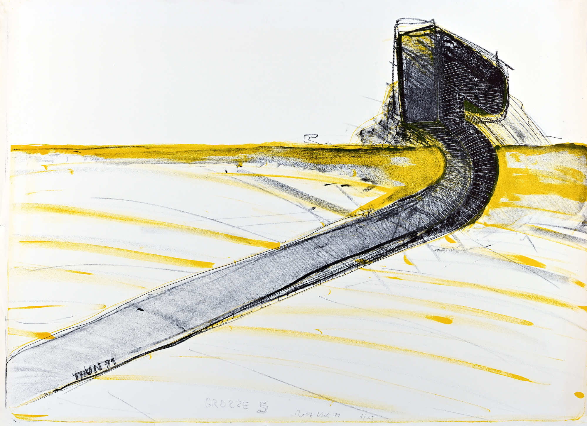 Grafik 20. Jh. , 3 Blätter: Rolf Iseli (2); Bernhard Luginbühl