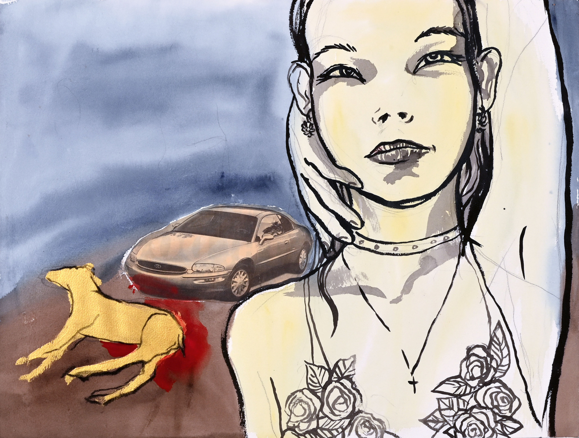 Rita Ackermann, When I lost my Virginity