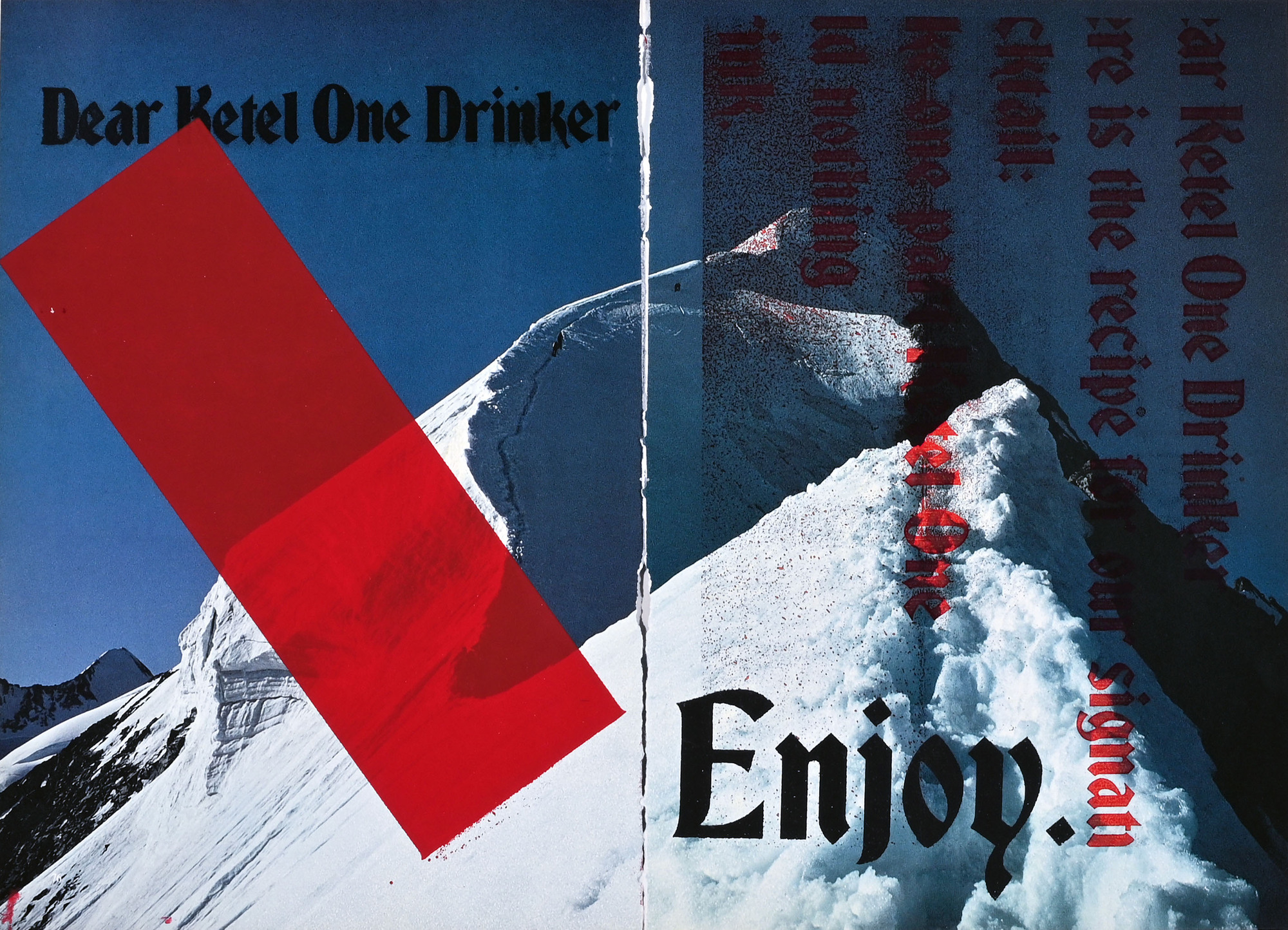 Wade Guyton & Kelley Walker, Ohne Titel (Ketel I Diptych)