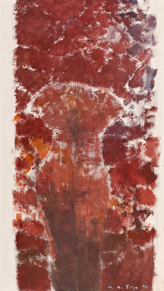 Nachblau III (Tempelfigur)