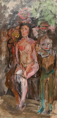 Groupe des figures avec nu