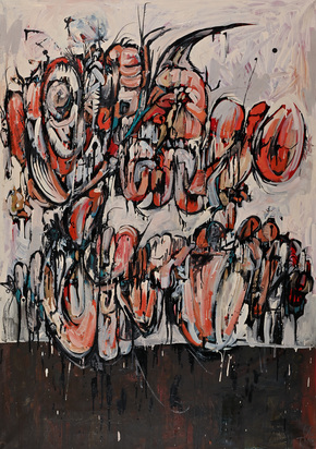 Zwei liegende Figuren