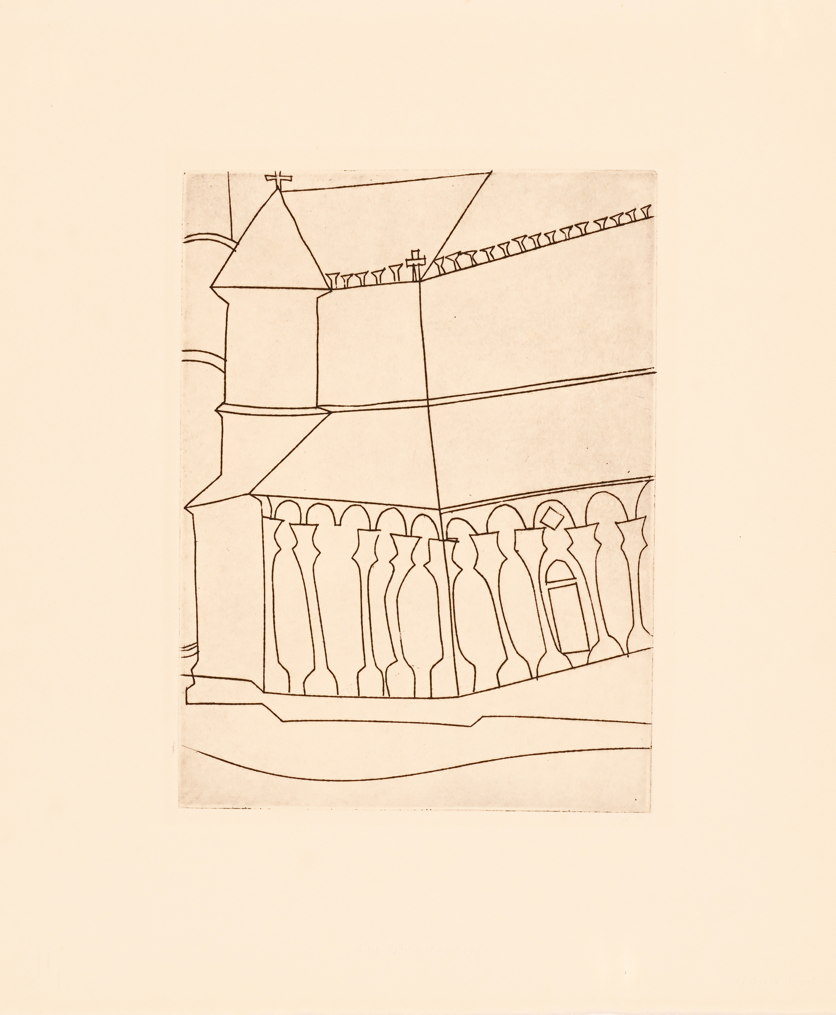Ben Nicholson, Fragment of Tuscan Cathedral