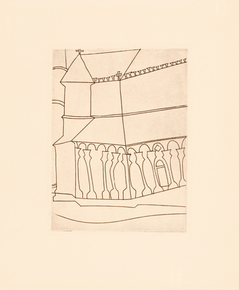 Fragment of Tuscan Cathedral