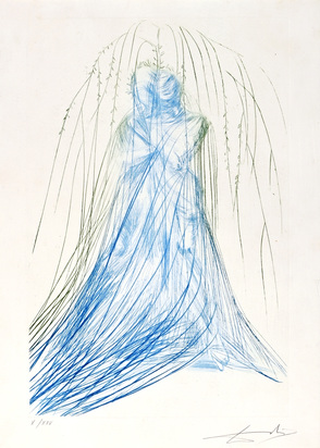 2 Blätter aus "Tristan et Iseult", 1970:  Iseult et Brangaine; le Testament de Tristan