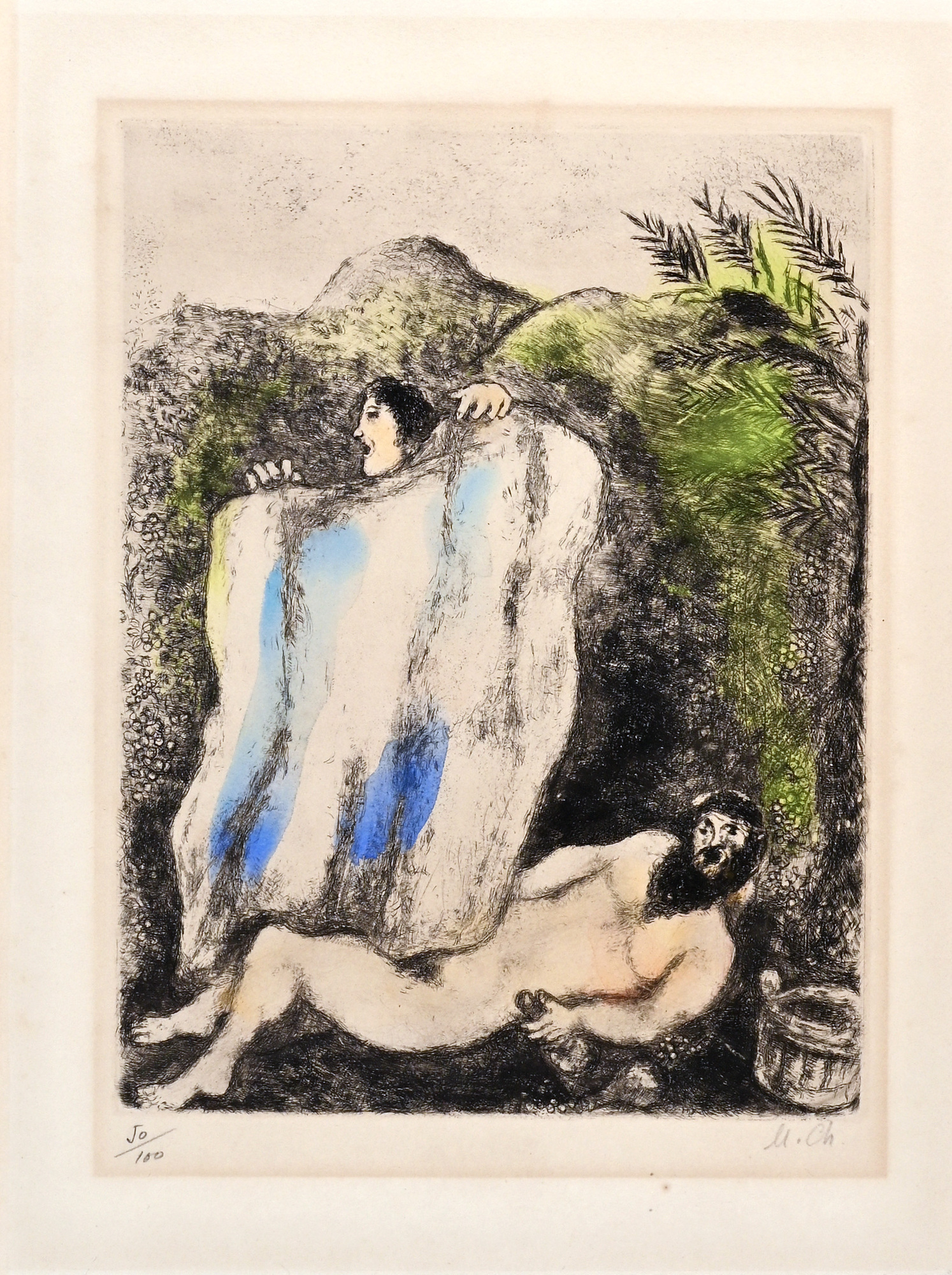 Marc Chagall, Blatt Nr. 5 aus "Bible"