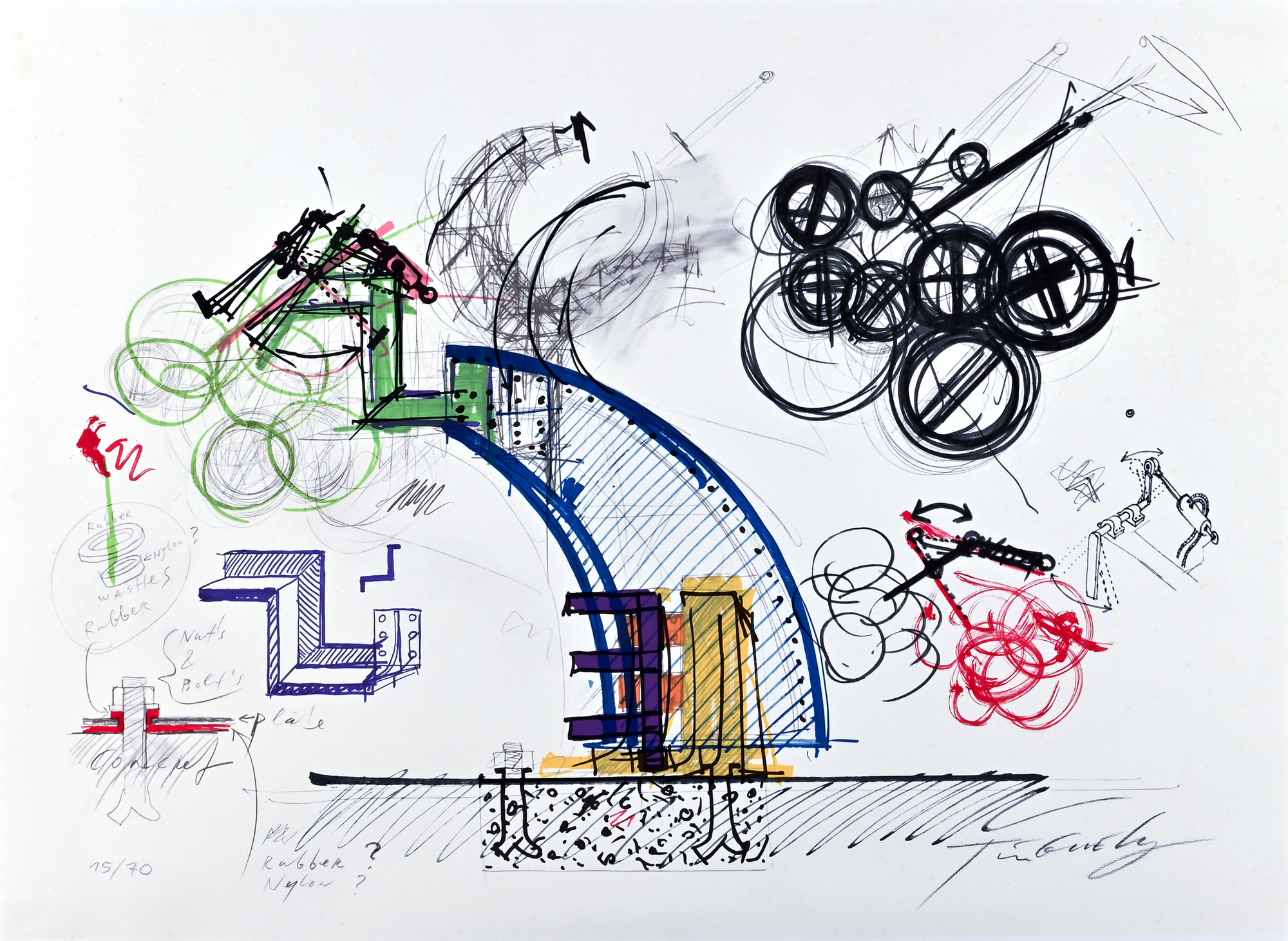 Jean Tinguely, Rubber Nylon