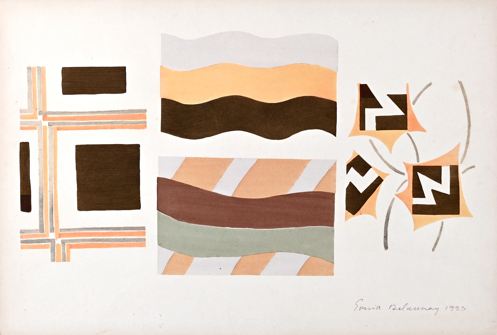 Sonia Delaunay, Stoffentwurf
